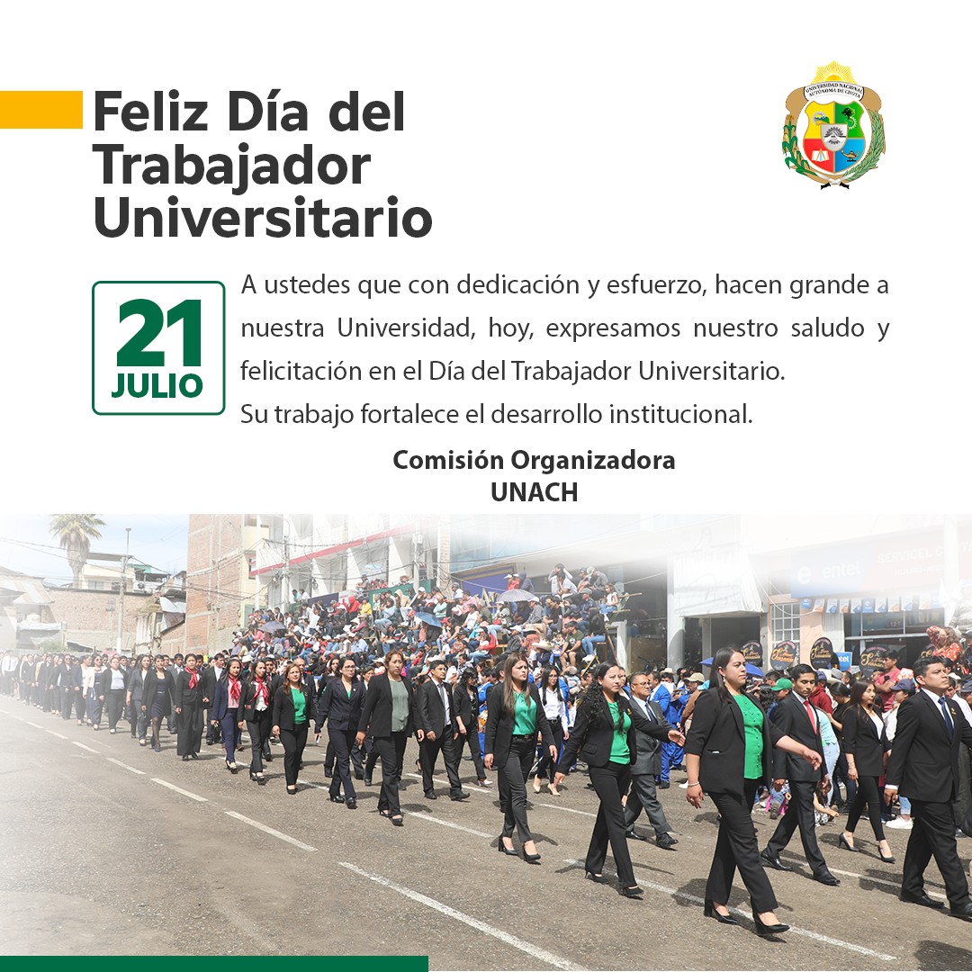 Feliz Día del Trabajador Universitario 