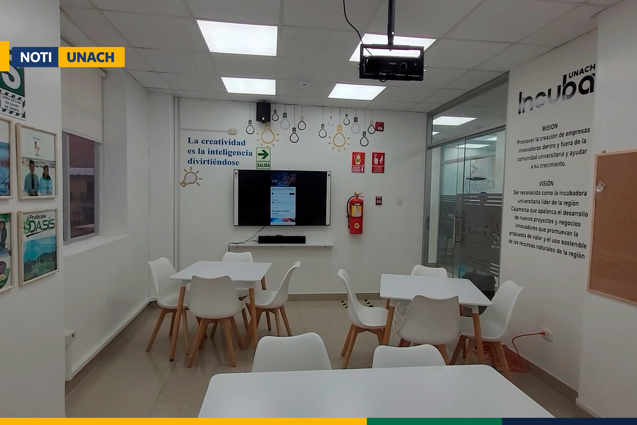 INCUBA UNACH INAUGURA AMBIENTES DE TRABAJO PARA EMPRENDEDORES