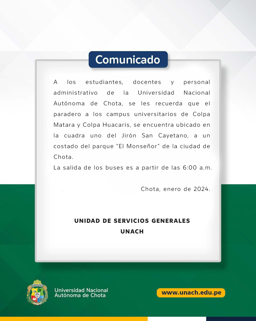 COMUNICADO 