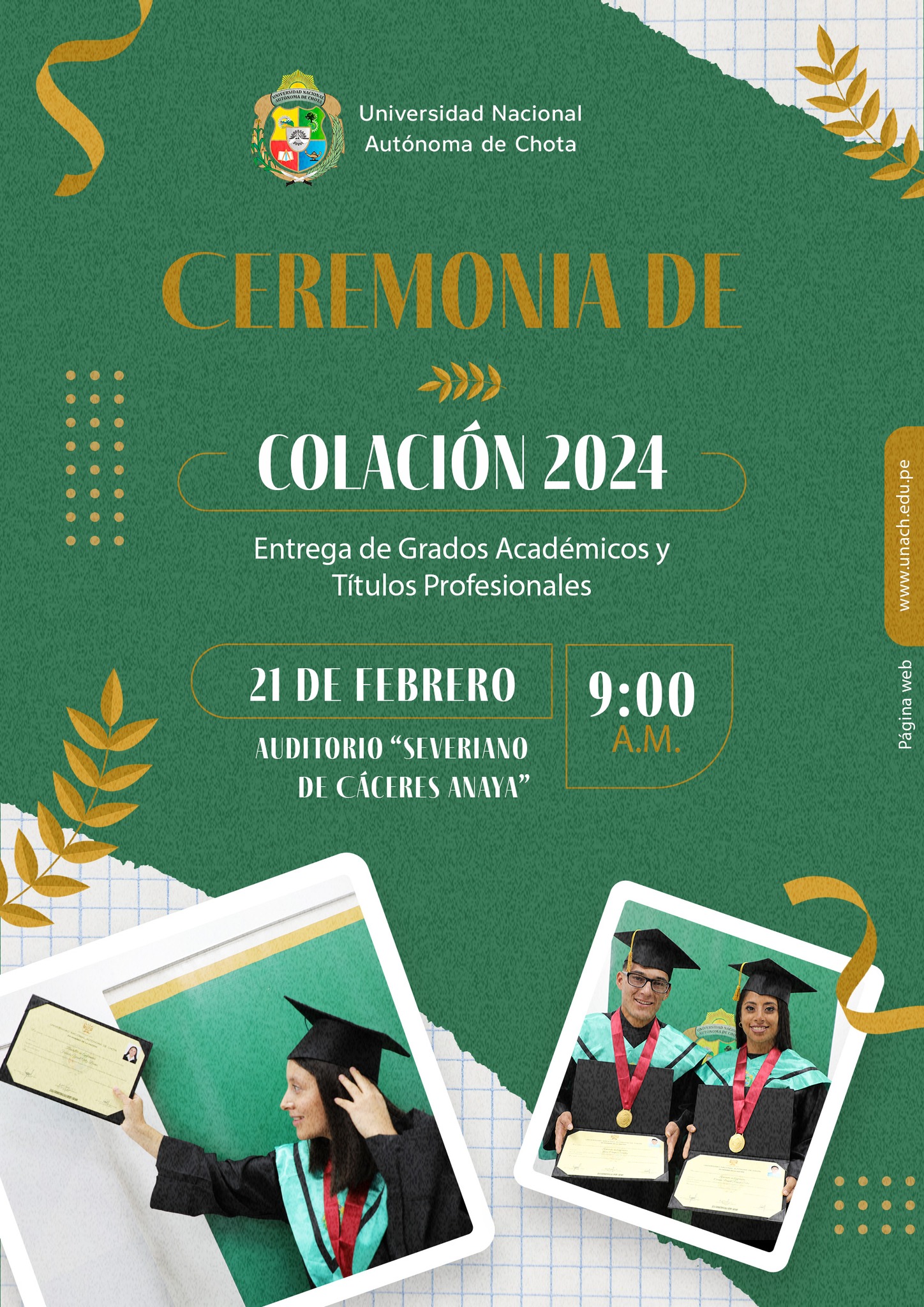 CEREMONIA DE COLACIÓN