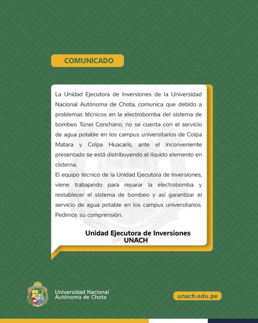 COMUNICADO
